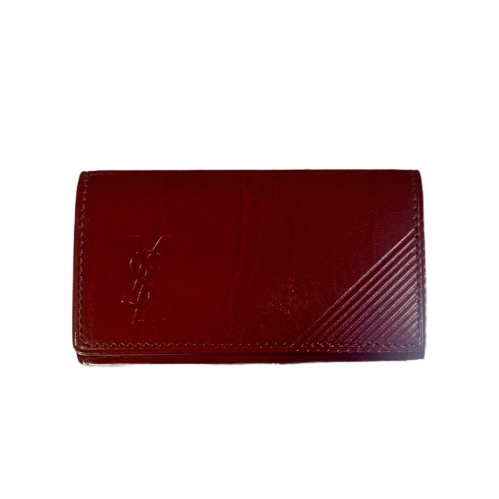 Yves Saint Laurent YSL Leather Key Case Holder
Burgundy